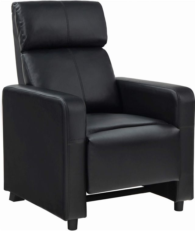 Coaster® Toohey 3-Piece Black Reclining Living Room Set 1