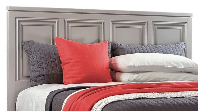 Aspenhome® Hyde Park Gray Paint King/California King Painted Panel Bed Headboard 1