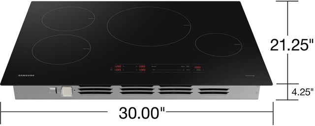 Samsung 30" Black Electric Cooktop 8