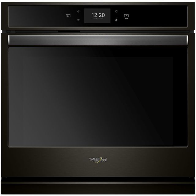 Whirlpool® 30" Print Resist Black Stainless  Single Electric Wall Oven 0
