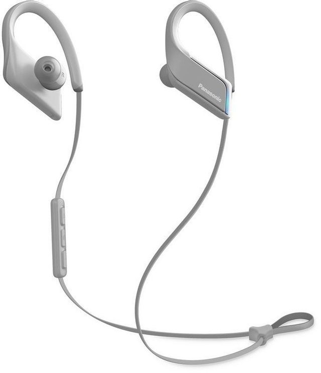 Panasonic® Ultra-Light WINGS Black Wireless Sports Clip Headphones 13