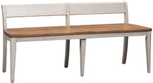 Liberty Farmhouse Reimagined Two-Tone Bench