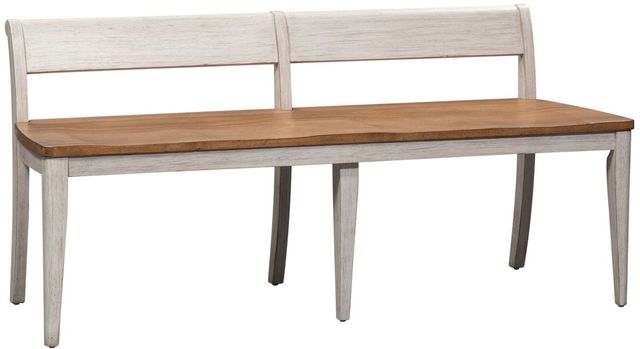 Liberty Furniture Farmhouse Reimagined Two-Tone Bench 0