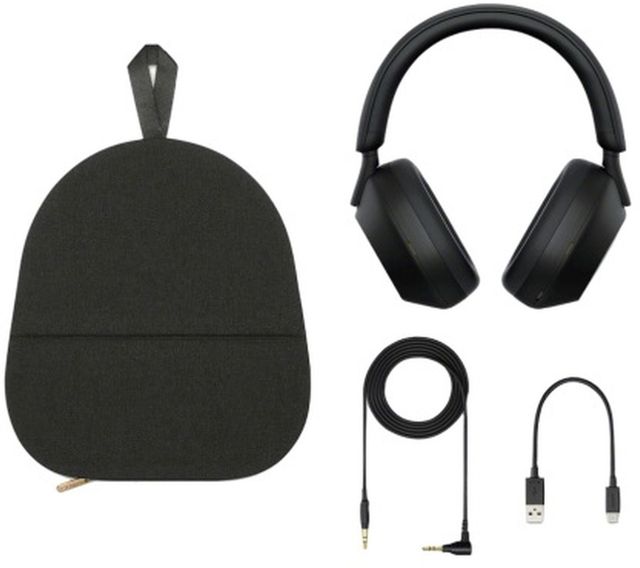 Sony® Black Bluetooth® Over-Ear Noise-Cancelling Headphone 1