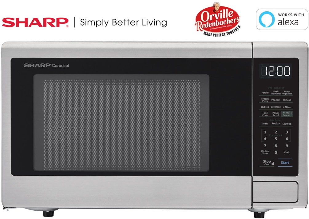 Sharp® 1.1 Cu. Ft. Stainless Steel Countertop Microwave