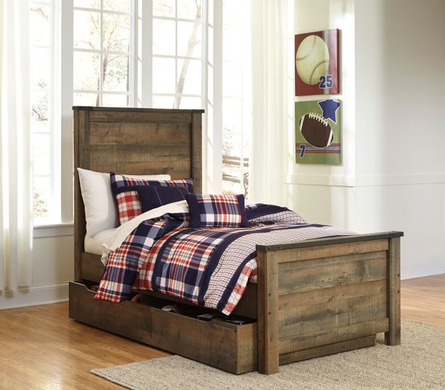 Signature Design by Ashley® Trinell Rustic Brown Twin Panel Headboard 2