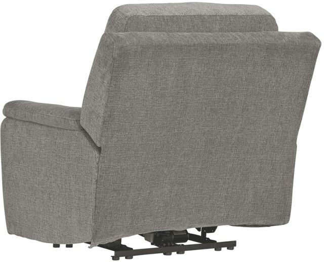 Signature Design by Ashley® Mouttrie Smoke Power Recliner with Adjustable Headrest-1