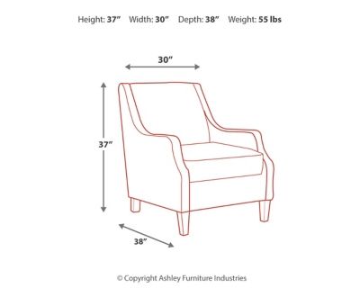 Benchcraft® Tiarella Ash Accent Chair 3