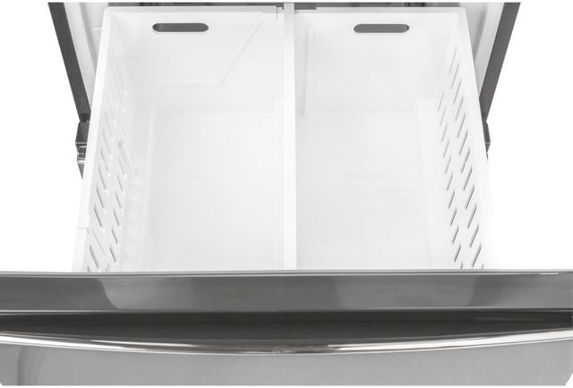 GE® 11.9 Cu. Ft. Stainless Steel Counter Depth Bottom Freezer Refrigerator 5