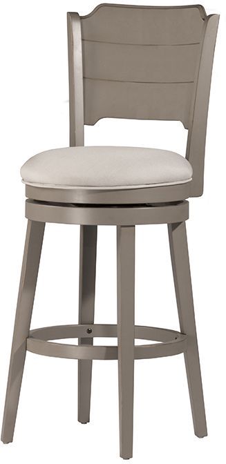 Hillsdale Furniture Clarion Distressed Gray Swivel Counter Height Stool 0