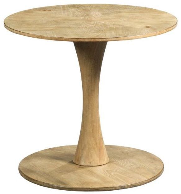 Hammary® Oblique Natural Round End Table