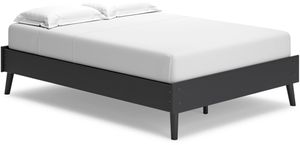 Signature Design by Ashley® Charlang Black Queen Platform Bed