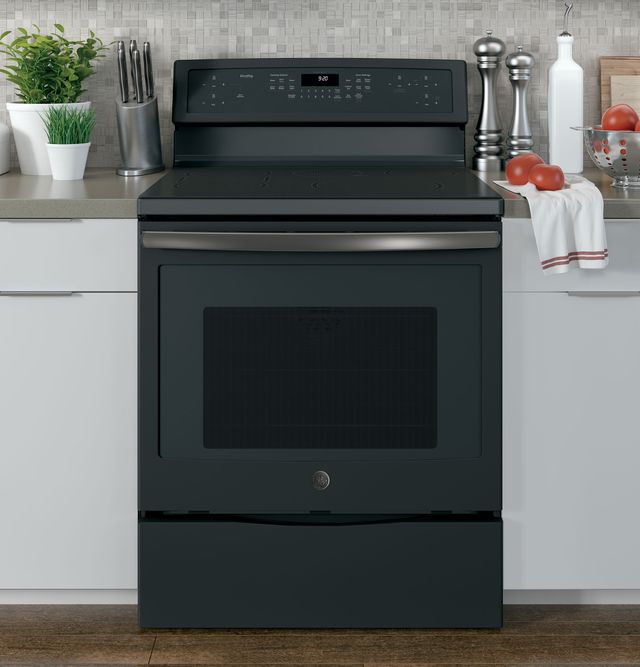 GE Profile™ Series 29.88" Stainless Steel Free Standing Convection Range 23