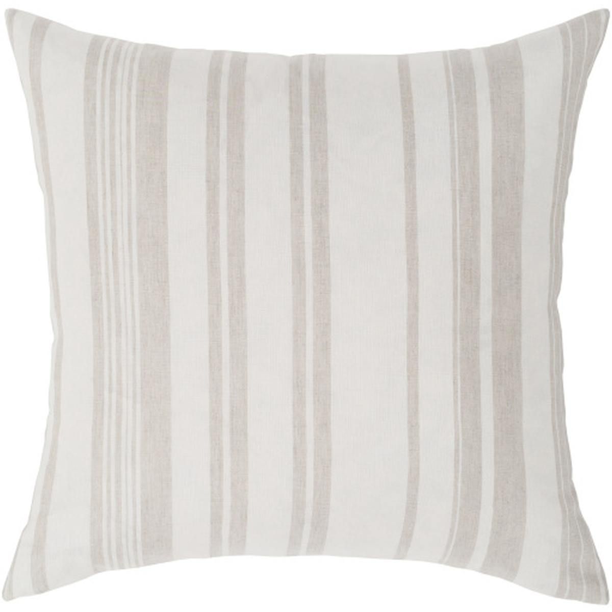 Surya CV034-1230P Cotton Velvet 30 x 12 inch Beige Pillow Kit Lumbar