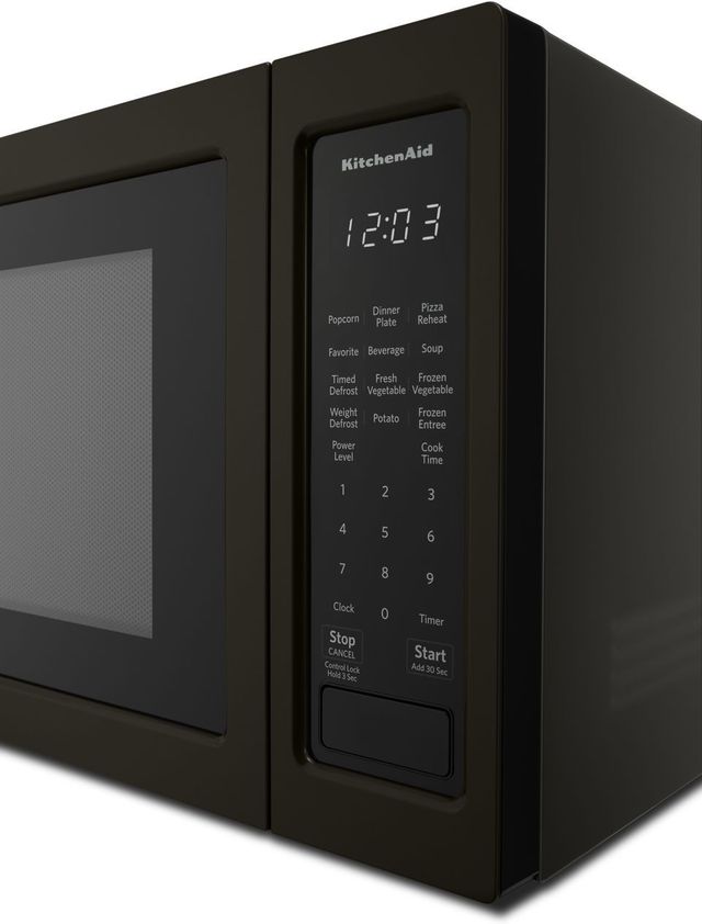 KitchenAid® 1.6 Cu. Ft. Black Stainless Steel with PrintShield™ Finish Countertop Microwave 4