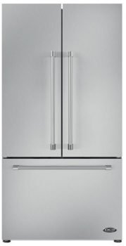 DCS 20.1 Cu. Ft. French Door Refrigerator-Brushed Stainless Steel