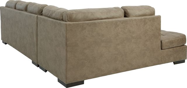 Signature Design by Ashley® Maderla 2-Piece Pebble Brown Sectional with Chaise 1