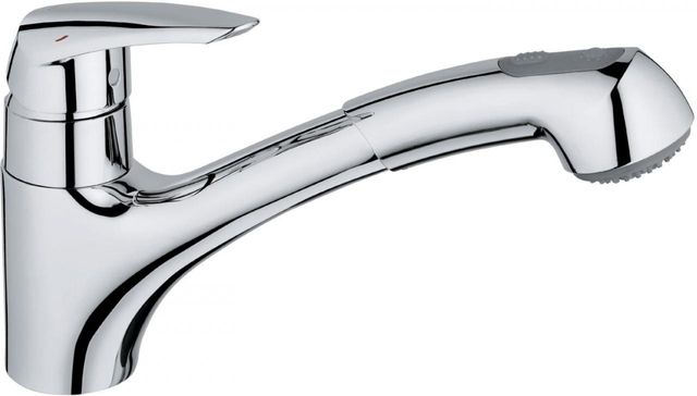 Grohe Eurodisc StarLight Chrome Single-Handle Kitchen Faucet-0