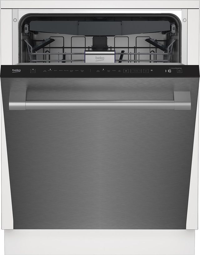 Beko 23.55" Fingerprint-Free Stainless Steel Built In Dishwasher