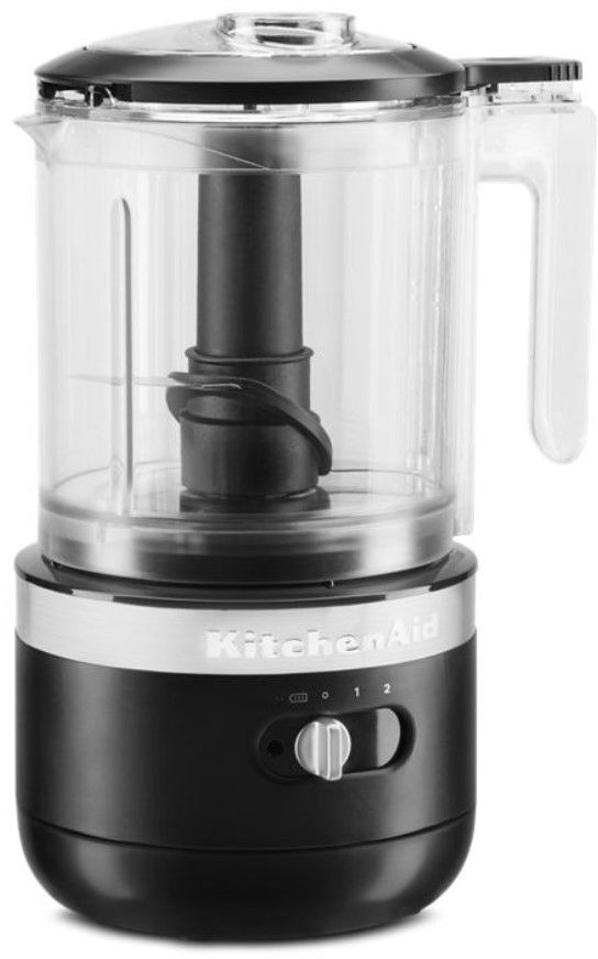KitchenAid® 5 Cup Black Matte Cordless Food Processor 0
