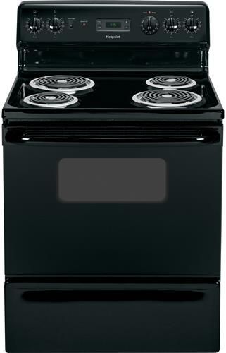 Hotpoint® 30" Free Standing Electric Range-White 2