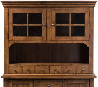 Liberty Furniture Hearthstone Rustic Oak Hutch