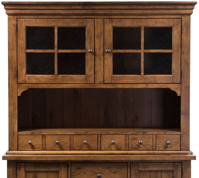 Liberty Furniture Hearthstone Rustic Oak Hutch 0