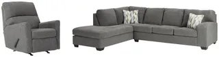Benchcraft® Dalhart 3-Piece Charcoal Living Room Set