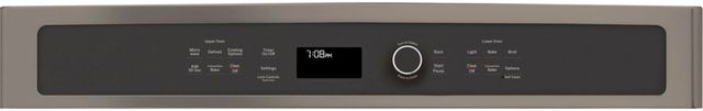 GE Profile™ 27" Fingerprint Resistant Slate Built In Combination Convection Microwave/Convection Wall Oven 4