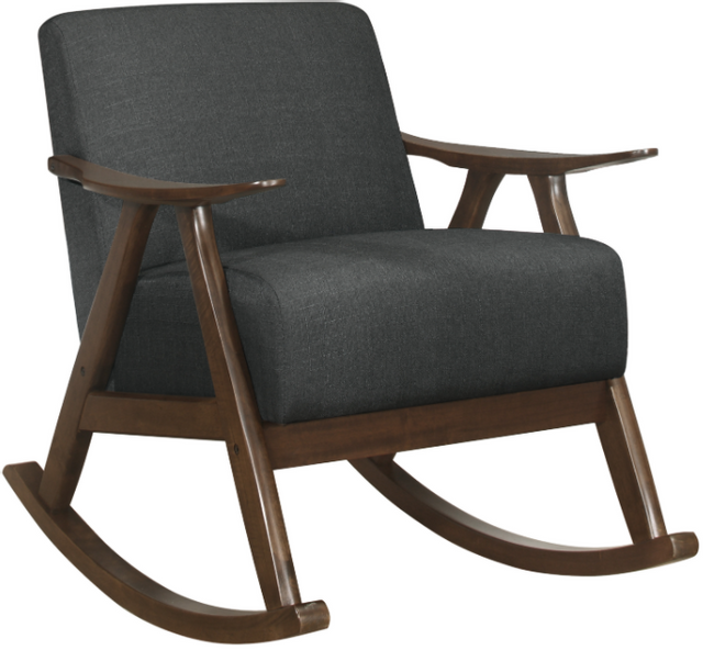 Dark gray shop rocking chair