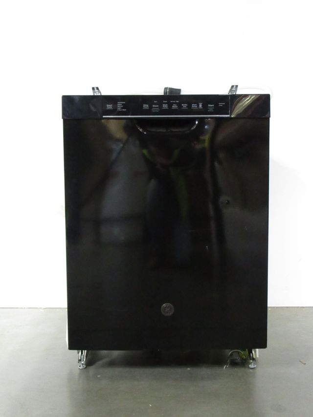 FLOOR MODEL GE® 24" Black Built In Dishwasher-0