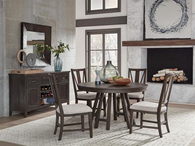 Magnussen Home® Westley Falls Graphite 52" Round Dining Table 6