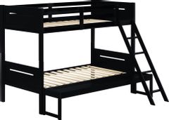 Coaster® Littleton Black Twin/Full Bunk Bed