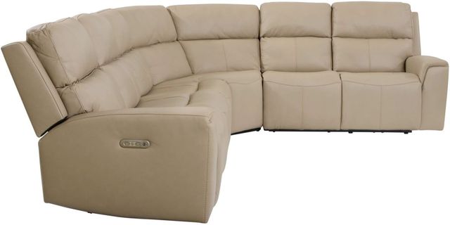 Flexsteel® Jarvis Mica Power Reclining Sectional with Power Headrests 2