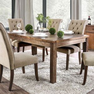 Furniture of America® Sania I Rustic Oak Dining Table