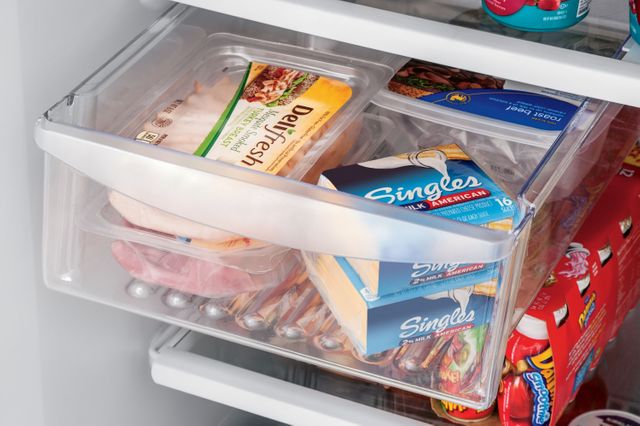 Frigidaire® 20.4 Cu. Ft. White Top Freezer Refrigerator 9