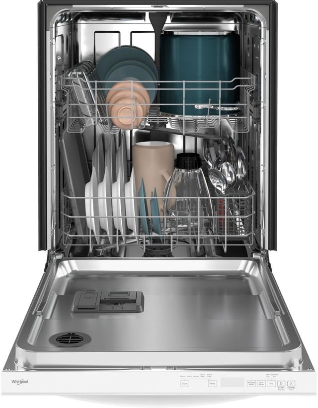 Whirlpool® 24" White Built In Dishwasher-2