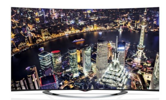 LG 77" Class UHD Smart 3D 4K Curved OLED TV-Silver