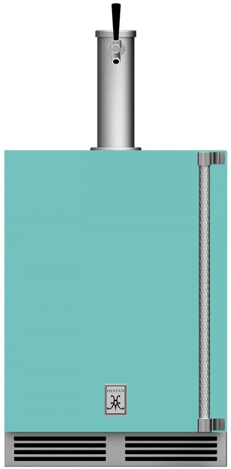 Hestan GFDS Series 5.2 Cu. Ft. Turquoise Outdoor Single Faucet Beer Dispenser-0