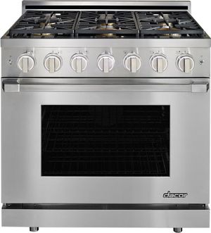 Dacor® Professional 36" Stainless Steel Pro Style Gas Range