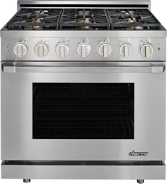 Dacor® Professional 36" Stainless Steel Pro Style Gas Range 0