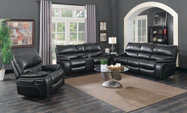 Coaster® Willemse Black 3 Piece Reclining Living Room Set 0
