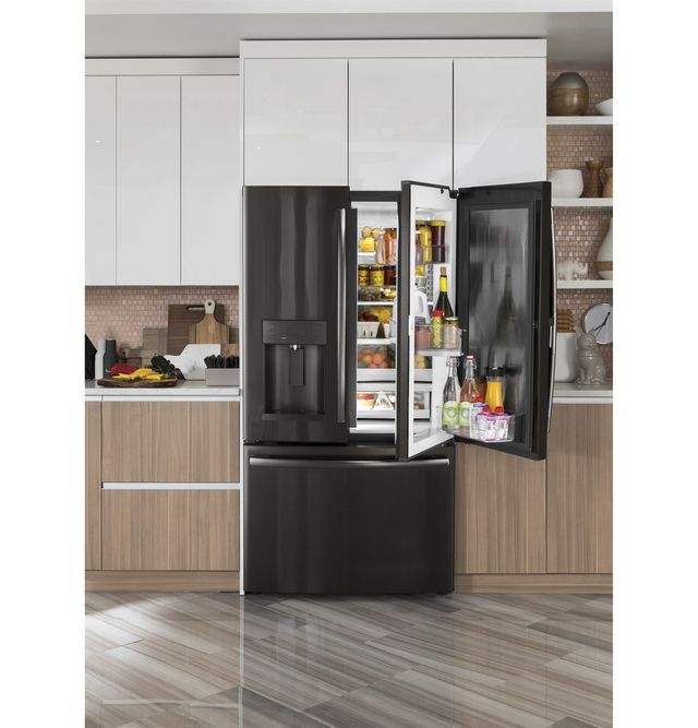 GE® 27.8 Cu. Ft. French Door Refrigerator-Black Stainless Steel 18
