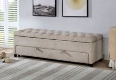 Furniture of America® Aguda Light Brown Storage Bench