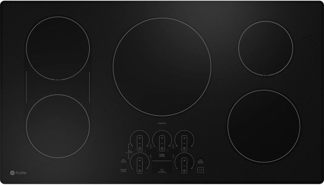 GE Profile™ 36" Black Induction Cooktop-0