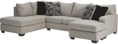 Benchcraft® Megginson Storm 2-Piece Sectional with Chaise