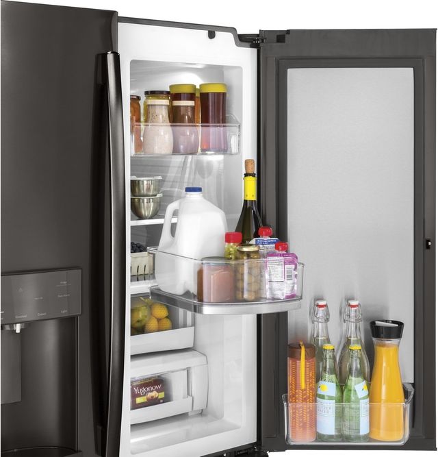 GE® 27.8 Cu. Ft. French Door Refrigerator-Black Stainless Steel 12