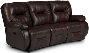 Best® Home Furnishings Brinley Leather Power Conversation Space Saver® Sofa