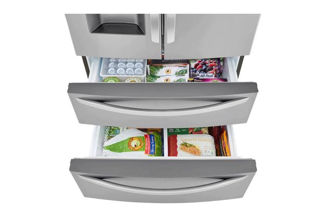 LG 27.8 Cu. Ft. PrintProof™ Stainless Steel French Door Refrigerator 6