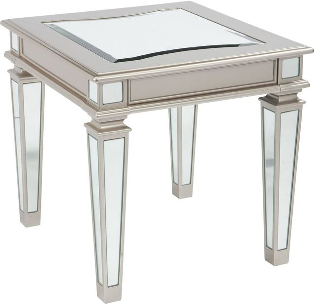 Signature Design by Ashley® Tessani 2-Piece Silver Living Room Table Set 2